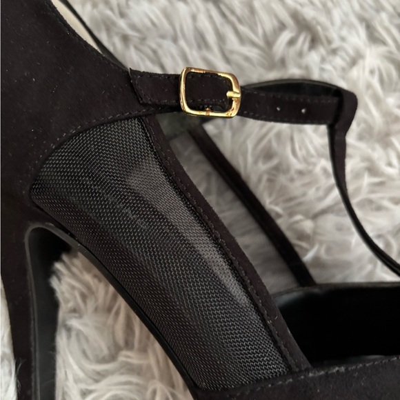 Call It Spring Black and Gold Stiletto Heels - Picture 4 of 7
